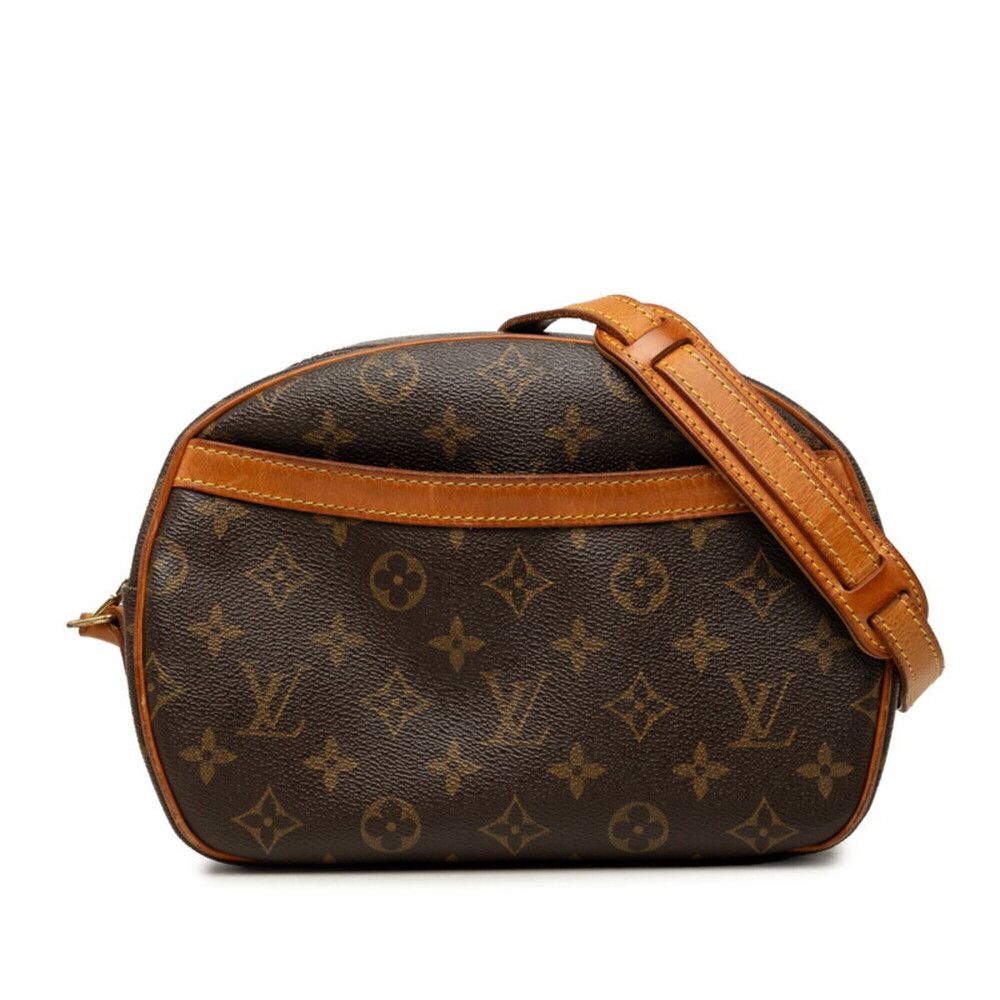 LOUIS VUITTON Brown Monogram Leather Shoulder Bag